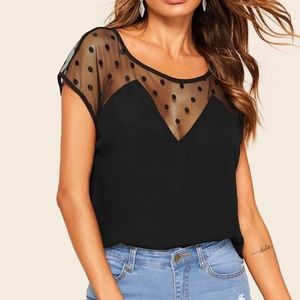 Polka-Dot Blouse - Never Worn